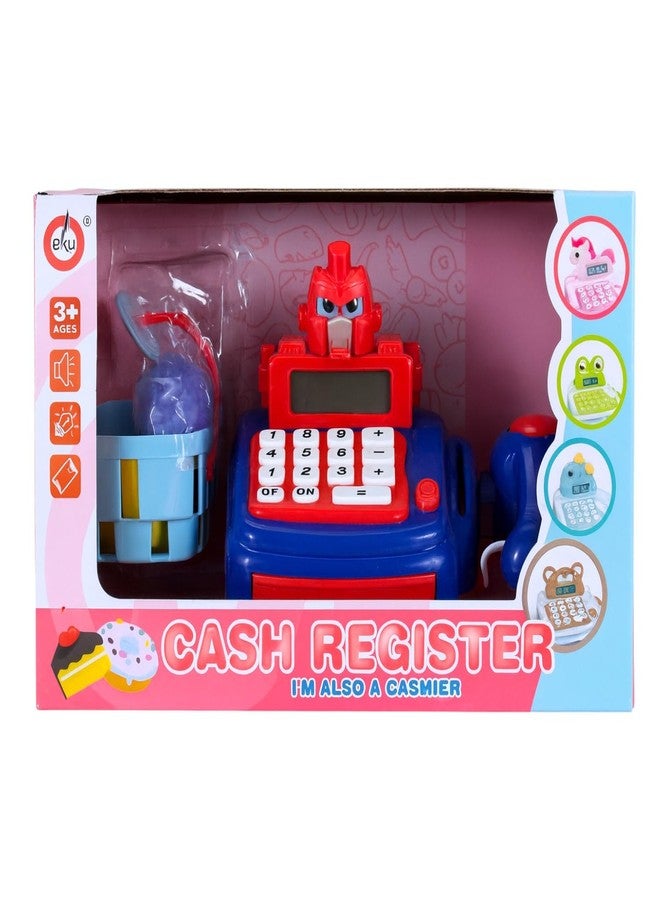 لعبة ماياترا الإلكترونية التعليمية متعددة الوظائف للأطفال، تتضمن ماكينة تسجيل مدفوعات، وميكروفون، وماسح ضوئي، وميزان، وآلة حاسبة، ونقود لعب، وقارئ بطاقات ائتمان، ومجموعة متجر للعب التخيلي.